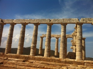 Athènes temple de Poséidon au Cap Sounion