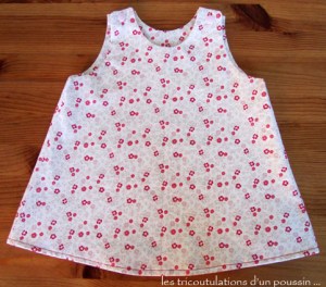 Robe trapeze fillette bébé