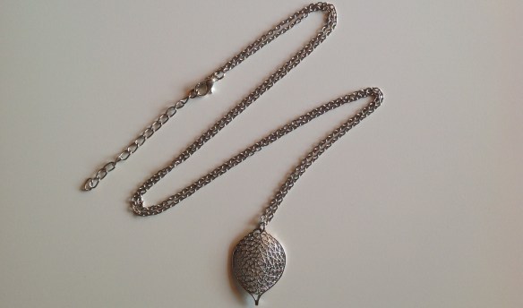 sautoir dentelle argent