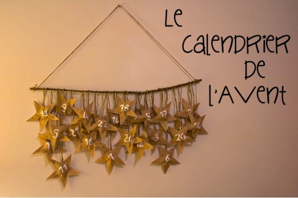 calendrier de l'avent étoiles