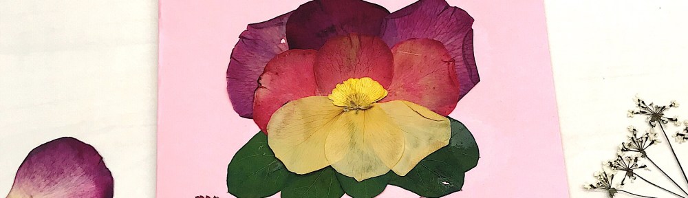 Tutoriel cartes fleurs séchées