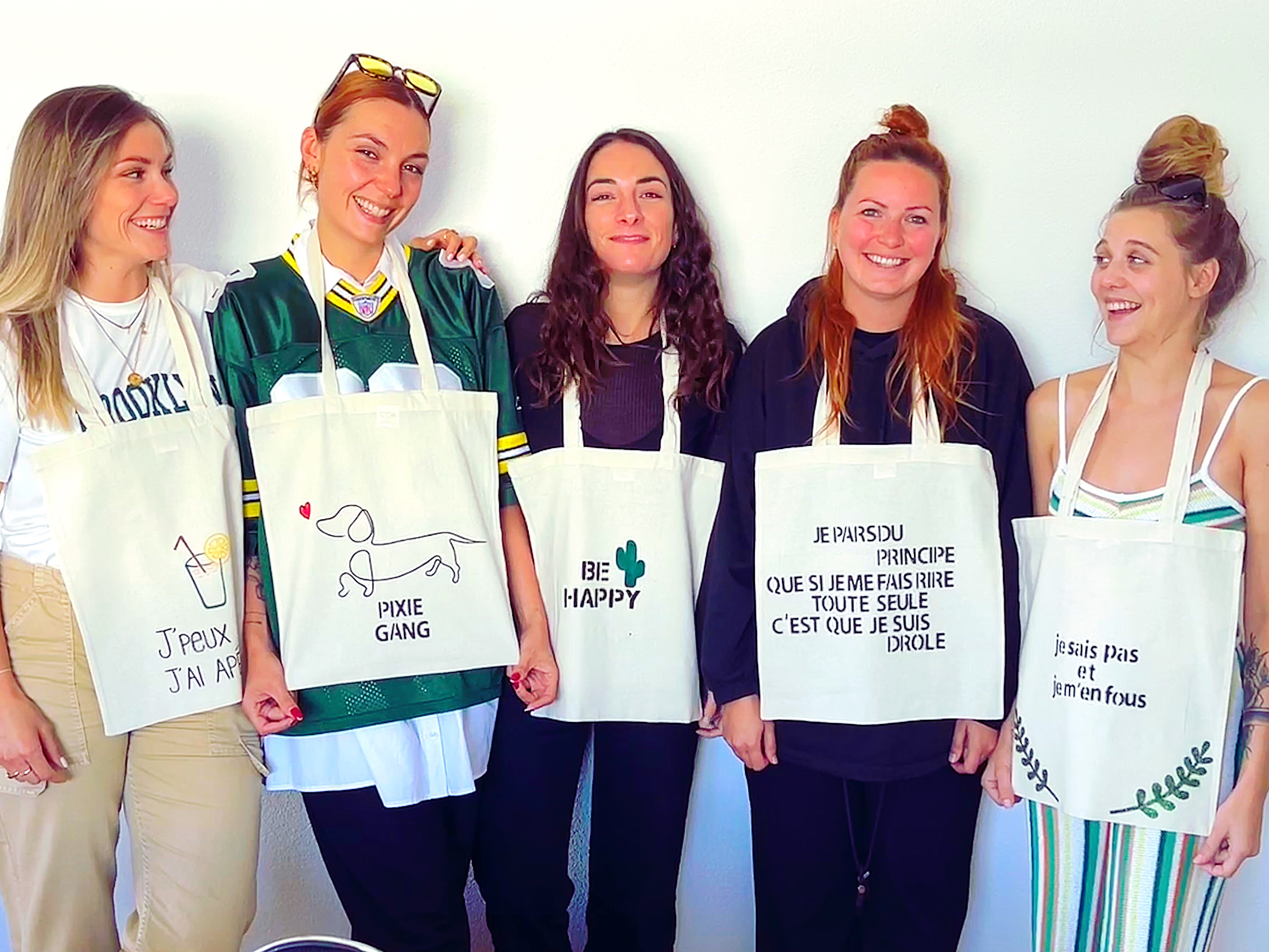 atelier pour faire son tote bag personnalisé